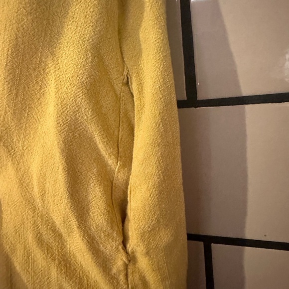 UMGEE MUSTARD YELLOW FRINGE MIDI DRESS - Picture 6 of 7